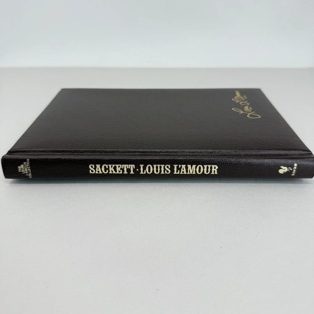 Sackett Louis L'Amour Collection Vintage Leatherette Bantam 1981 Western Novel